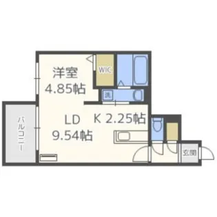シエルノース22 【4階】の間取り