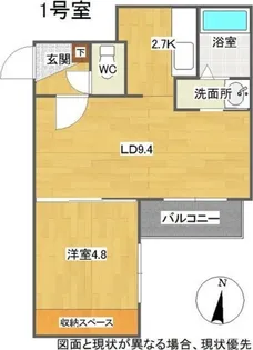 KING HOUSE KANJYODORI HIGASHI【2階】の間取り