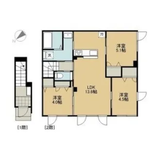 グルワール本町【2階】の間取り