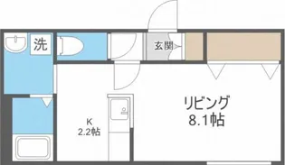 CREA NORTH15A【4階】の間取り