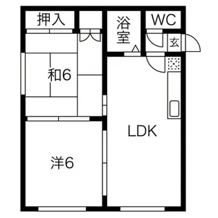 ラフォーレ40【4階】の間取り