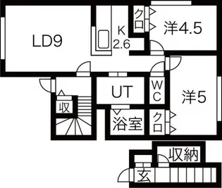 arietta verde(アリエッタヴェルデ)【201号室】の間取り