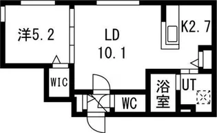 asunto(アスント)【4階】の間取り