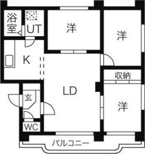 ノースリバーマンション【304号室】の間取り