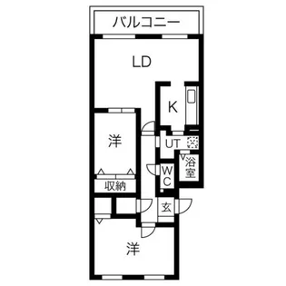 アルページュ【102号室】の間取り