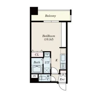 BIBOタワー札幌【9階】の間取り