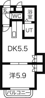 グレースN34【403号室】の間取り