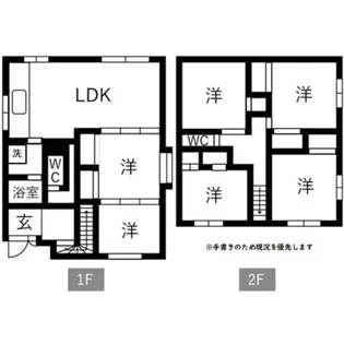北海道札幌市北区北十九条西3丁目【一戸建】の間取り