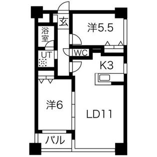 ノヴァシャトン【2階】の間取り