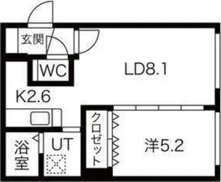 コローレN33 【4階】の間取り