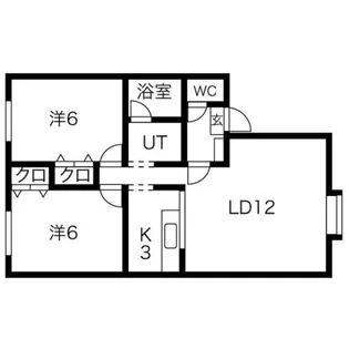 ライラックガーデンII【201号室】の間取り