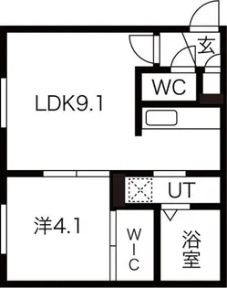 Bluebell Wood N19【1階】の間取り