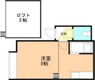 KUULEI東区役所前【205号室】の間取り