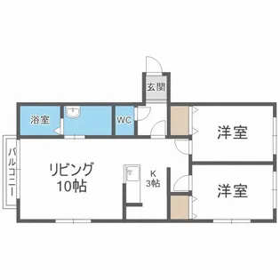 パルティール TM LSE【2階】の間取り