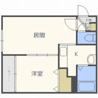 プリオール北27条【2階】の間取り