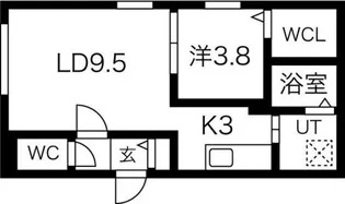 Mies (ミース)【2階】の間取り