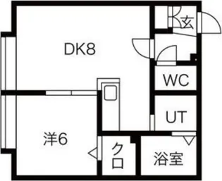エクセレントN27【1階】の間取り