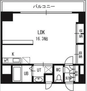 アストリアN6 【10階】の間取り