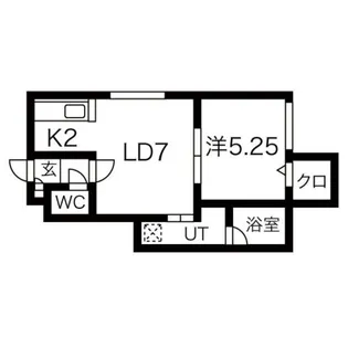 Mana Two【101号室】の間取り