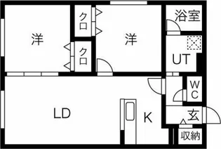 Central・Village (セントラル ヴィレッジ)【4階】の間取り
