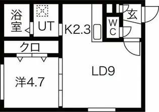 Gland Briller ASABU(グランブリエ麻生)【4階】の間取り