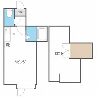 グレースイースト【2階】の間取り