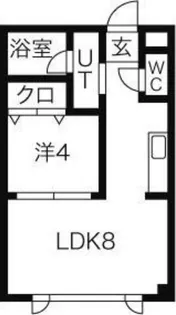 オークラパレスN12 【3階】の間取り
