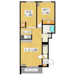 i Cera北32条【2階】の間取り