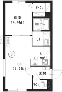 necofilo元町(ネコフィーロ元町)【3階】の間取り