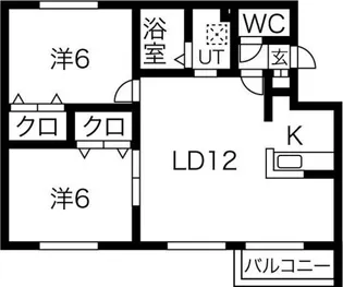 ラグナベルデN18【5階】の間取り