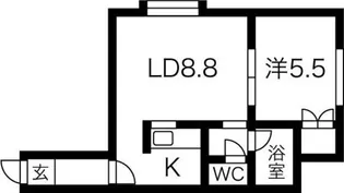 カーサフェリオ【102〇号室】の間取り