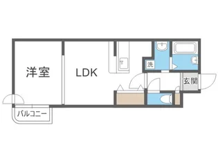 港プロシード16【1階】の間取り