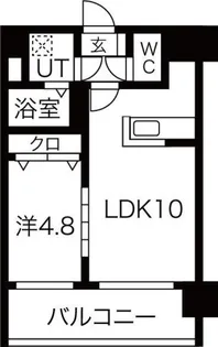 ルラシオン北9条通【12階】の間取り