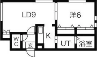 コムフォート北16条【1階】の間取り