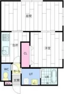 オークラパレスN37E4【2階】の間取り