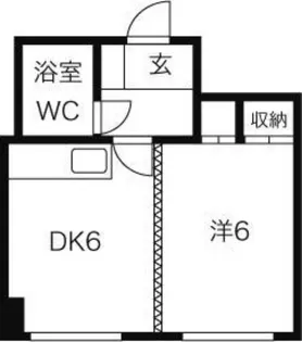 グレイス23【4階】の間取り