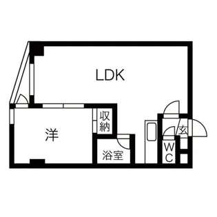 カーサフェリーチェN32【4階】の間取り