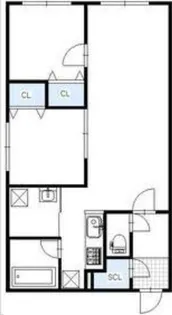 BRIGHTON COURT N20【301号室】の間取り