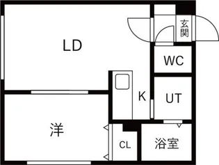 ティアールBLD【203号室】の間取り