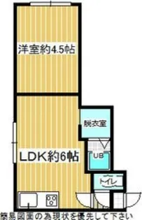 ローズヴィラ新川【203号室】の間取り
