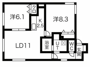GRANA Ⅰ【3階】の間取り