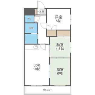 コモンズ28【7階】の間取り