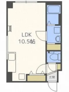 ニューセリーヌ【203号室】の間取り