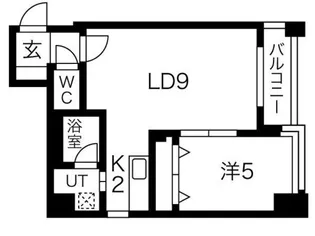 ラフィネ31【6階】の間取り