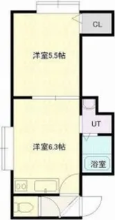 グランシュール32【203号室】の間取り