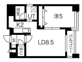 ラフィネ31【4階】の間取り