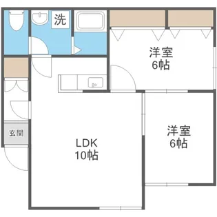 ラ・ファーレ392【1階】の間取り