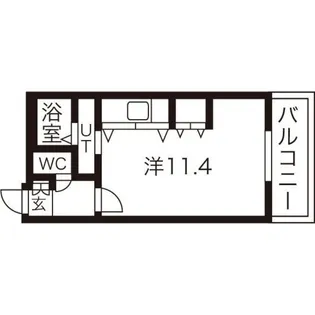モンターニュアボール【4階】の間取り