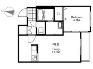 Arcadia(アルカディア)【4階】の間取り