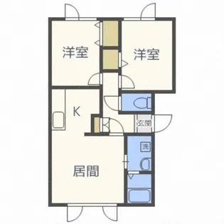ディアベルジュ60【201号室】の間取り
